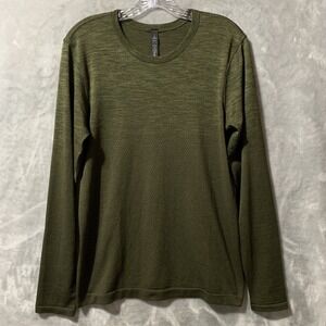 Lululemon Shirt Men Small Metal Vent Tech Long Sleeve Breathe Repeat Lightweight